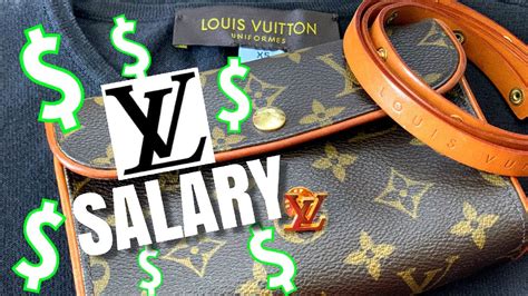 how much does louis vuitton pay hourly|louis vuitton customer service salary.